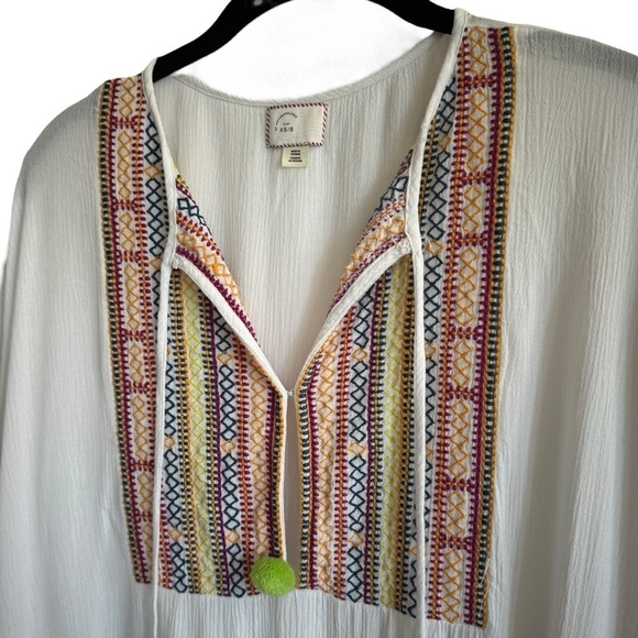 Anthropologie Postmark Bilson Embroidered Caftan, Size XS/S - Picture 7 of 12